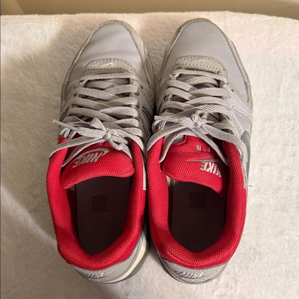 Nike Sneakers with Gray and Pink Highlights